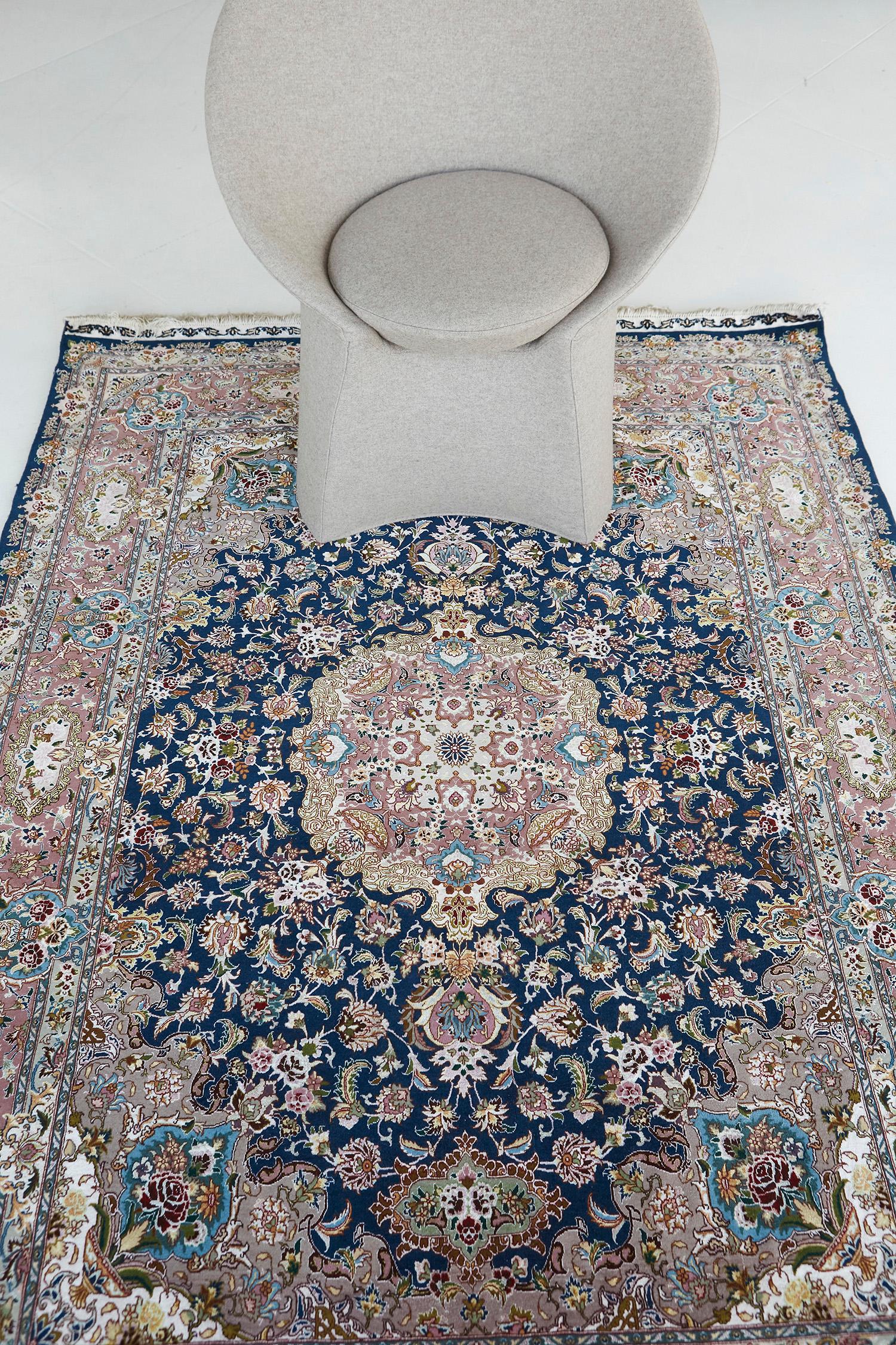 Wool Mehraban Fine Persian Tabriz 11063 For Sale
