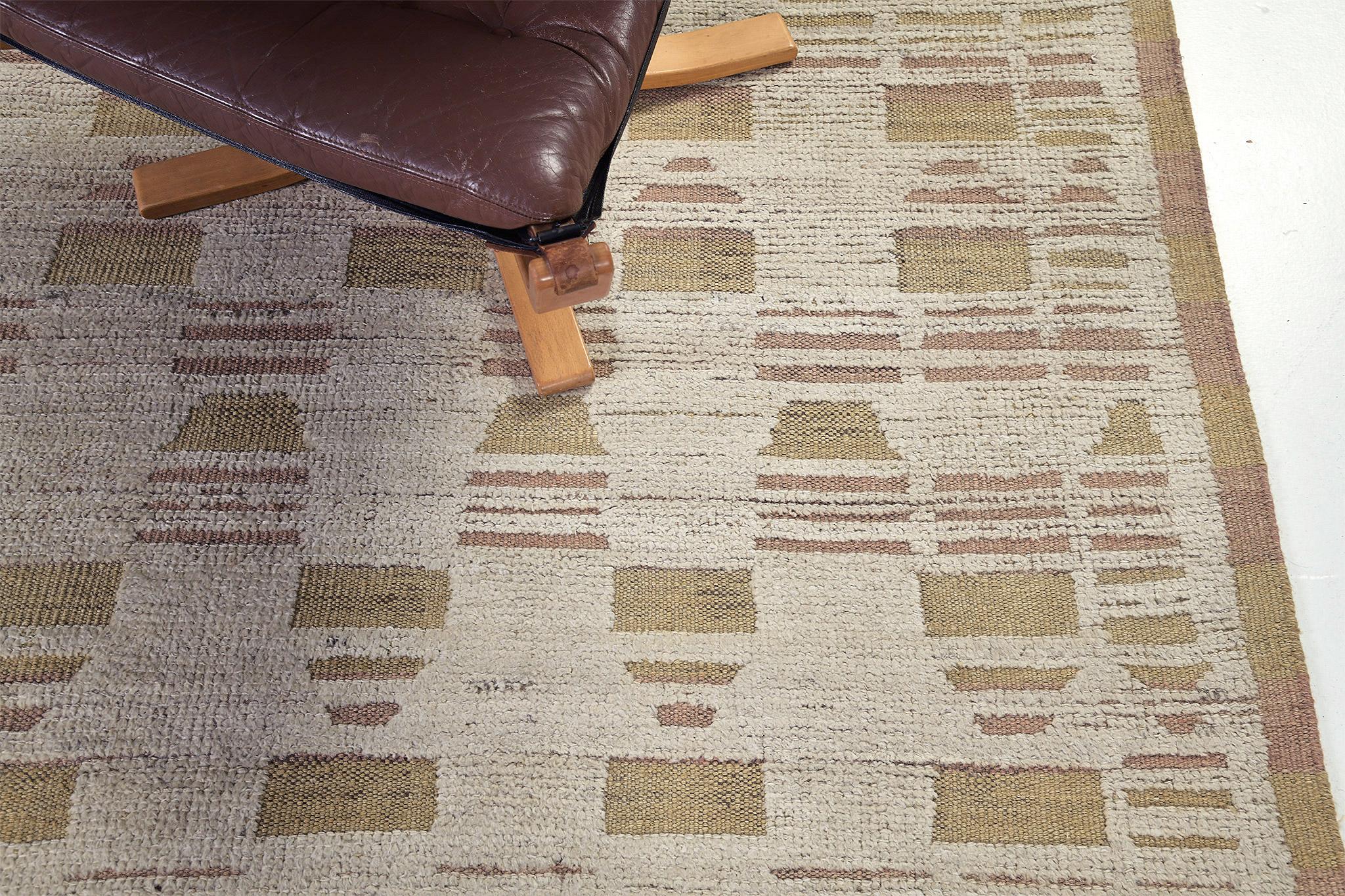 Hand-Knotted Mehraban Fisilda, Nomad Collection For Sale
