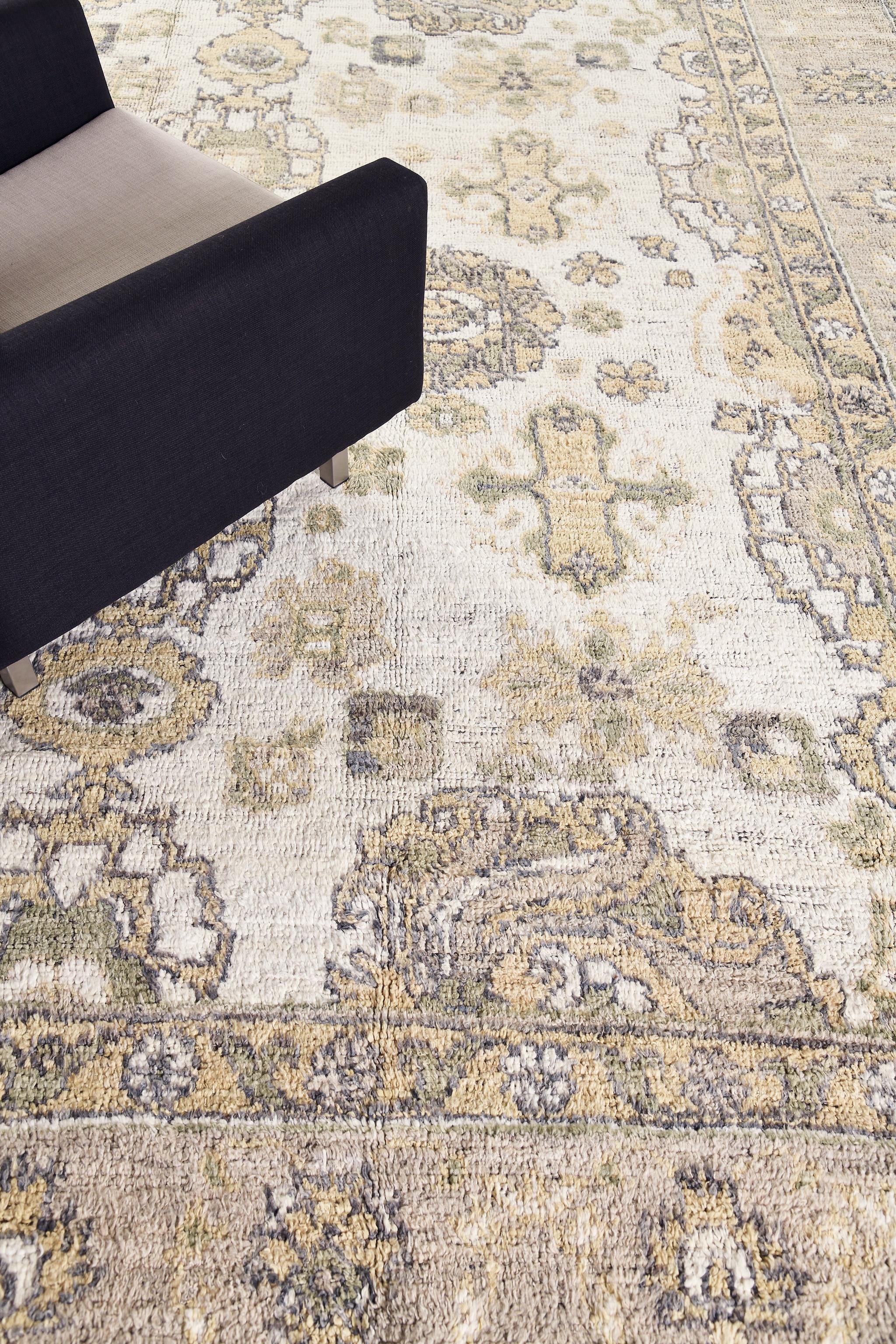 Hand-Knotted Mehraban Habiba, Domicile Collection For Sale