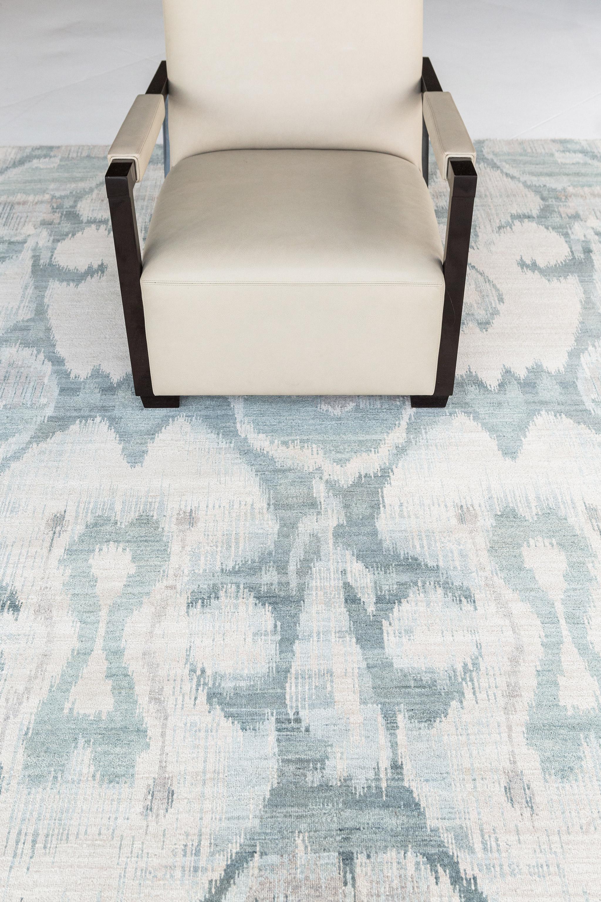 Mehraban Ikat Design Rug Berja In New Condition For Sale In WEST HOLLYWOOD, CA