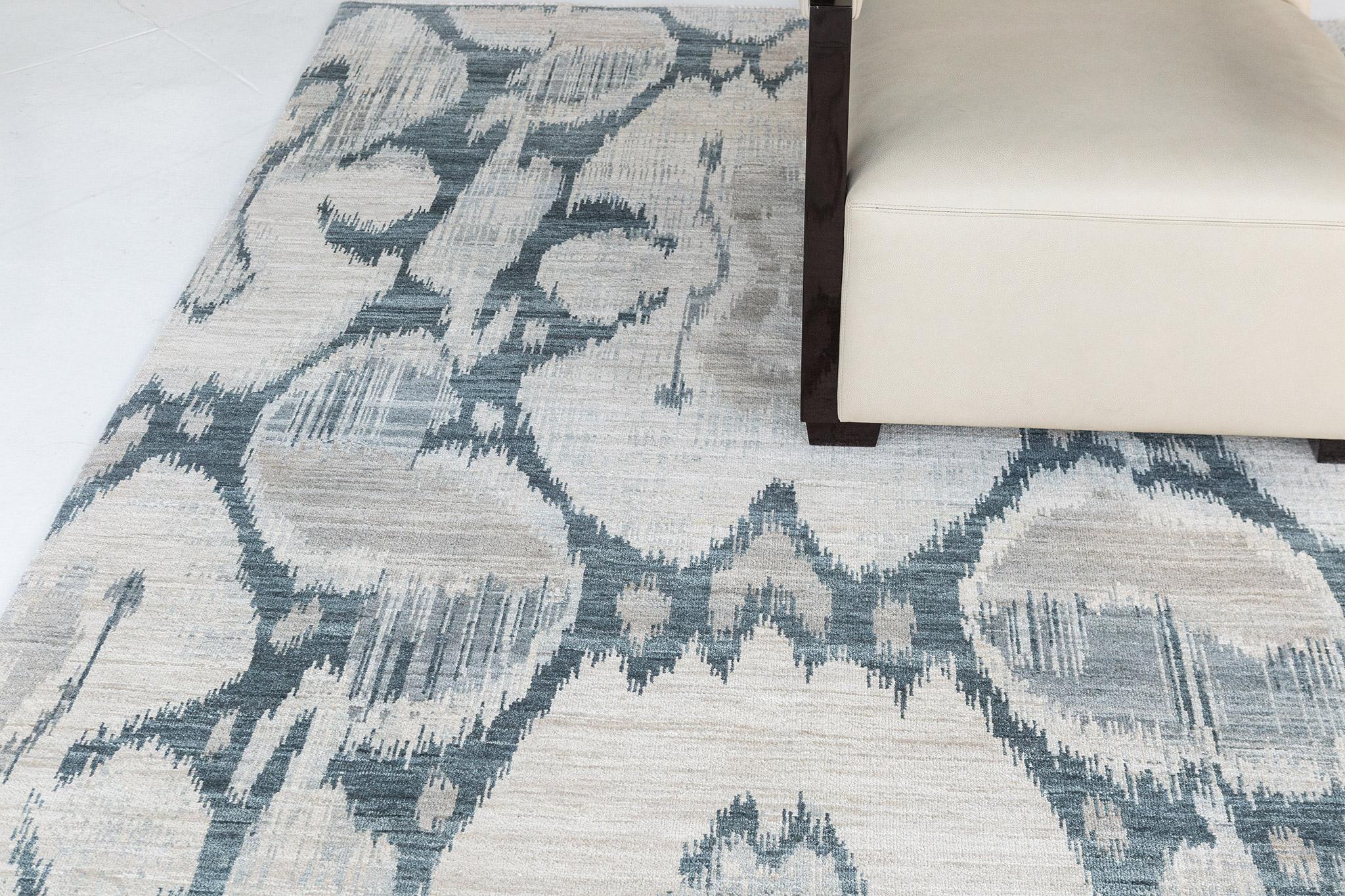 Mehraban Ikat Design-Teppich Berja im Zustand „Neu“ im Angebot in WEST HOLLYWOOD, CA