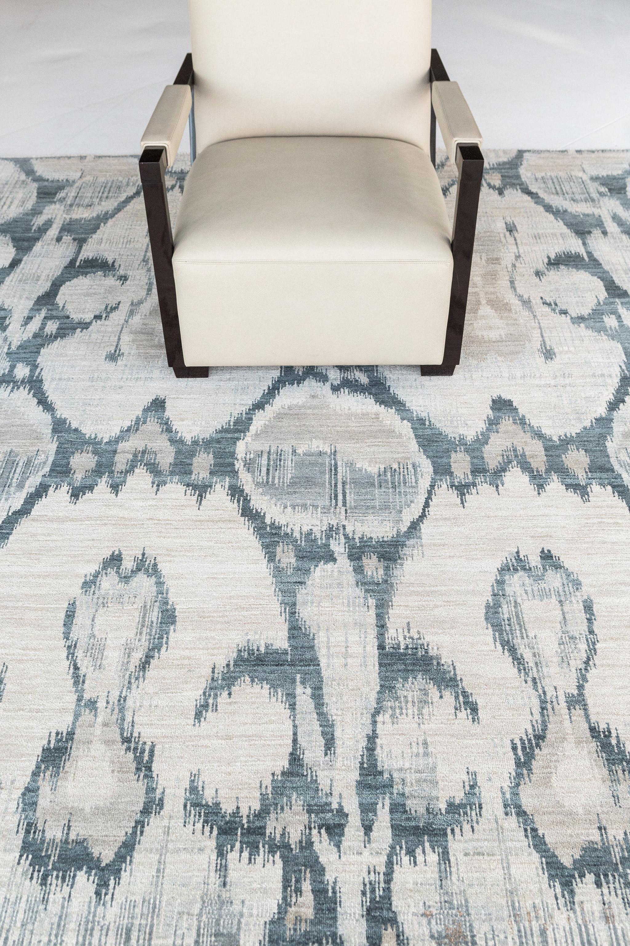 Mehraban Ikat Design Rug Berja For Sale 1