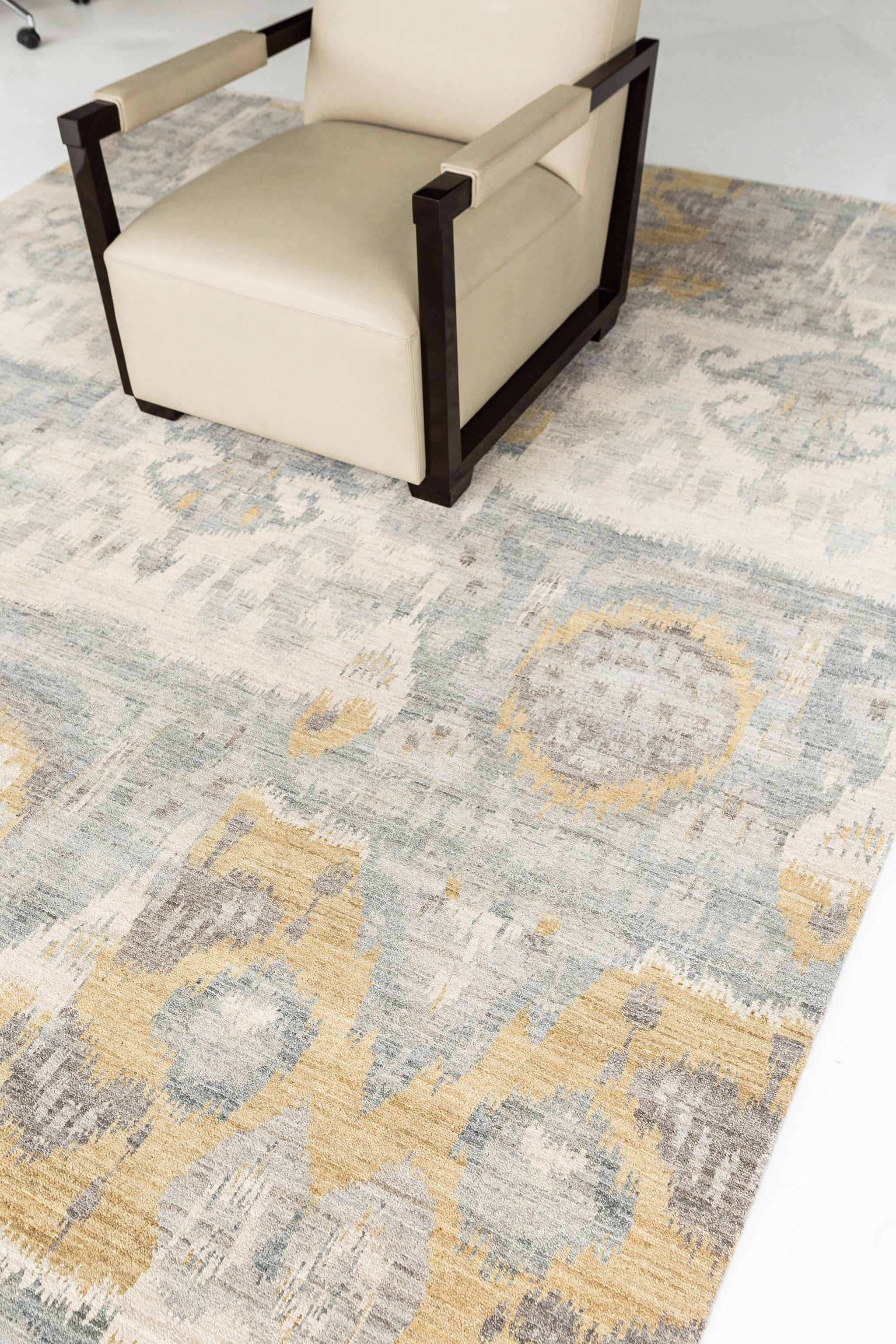 Laine Mehraban Ikat Design - Tapis Pardah en vente