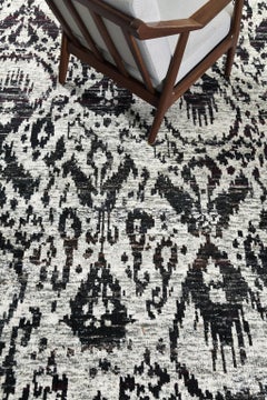 Mehraban Ikat Design Rug Sari Silk