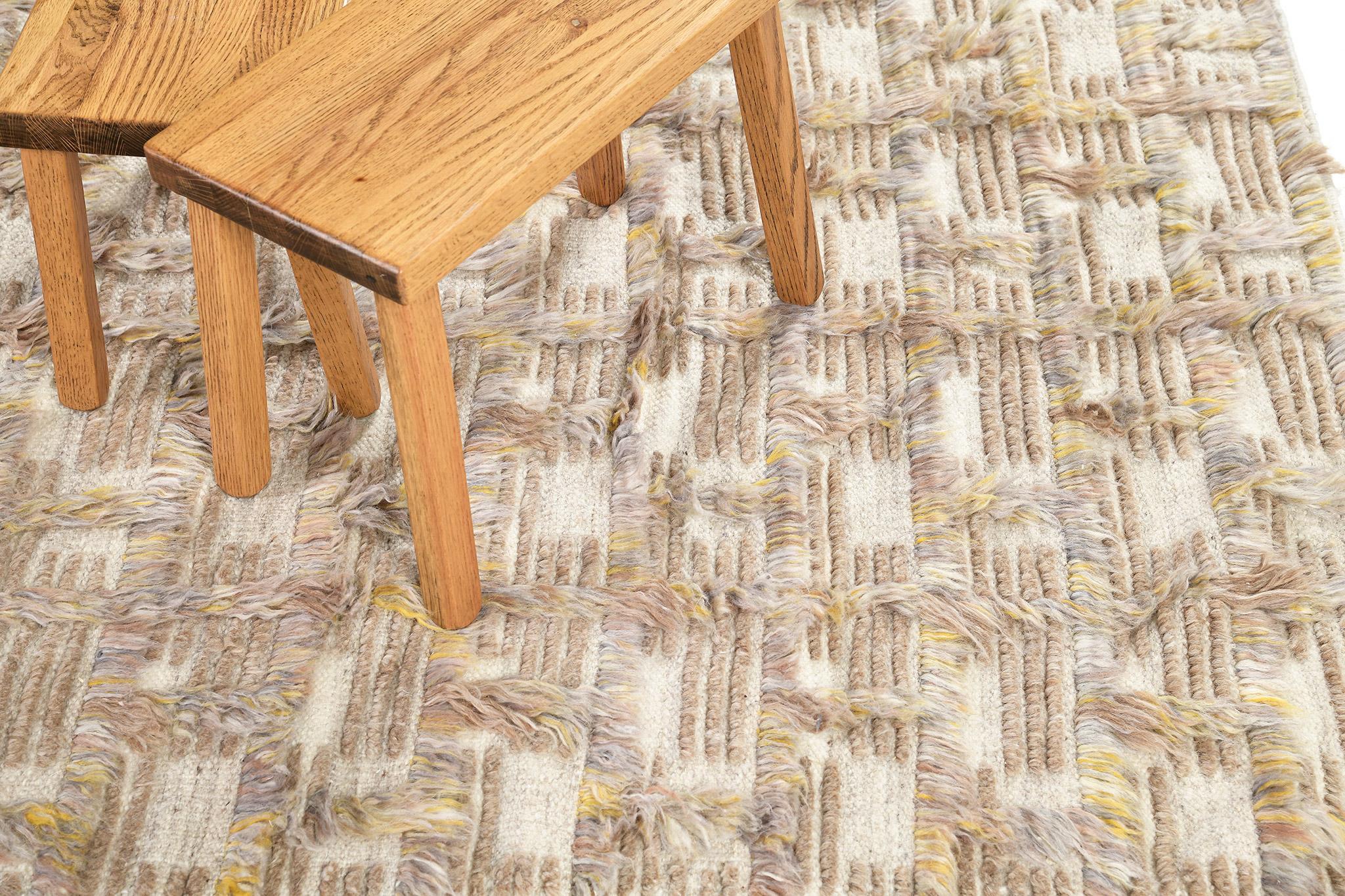 Hand-Knotted Mehraban Imana, Sahara Collection For Sale