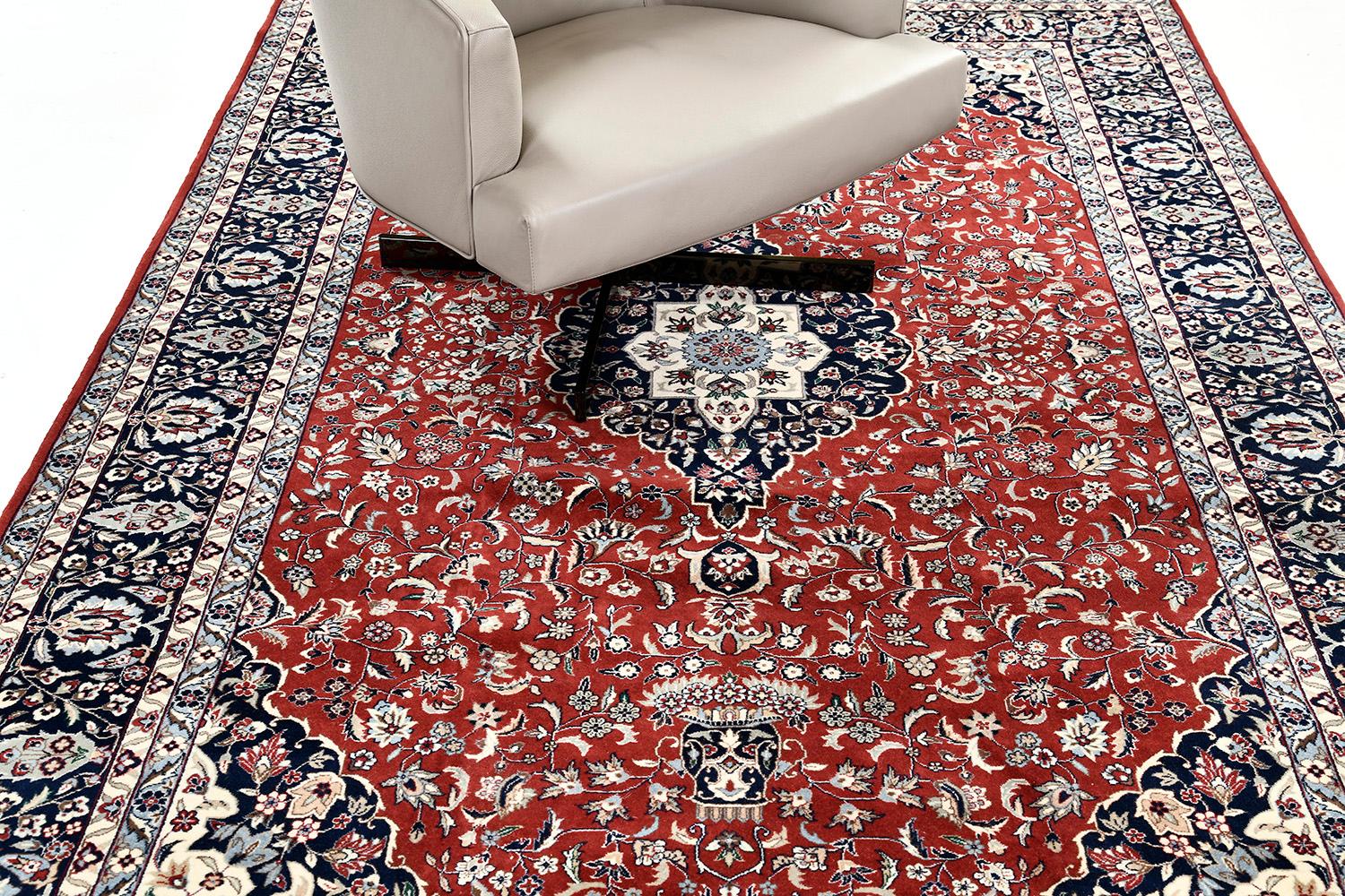 Mehraban Kashan-Revival-Teppich (Handgeknüpft) im Angebot