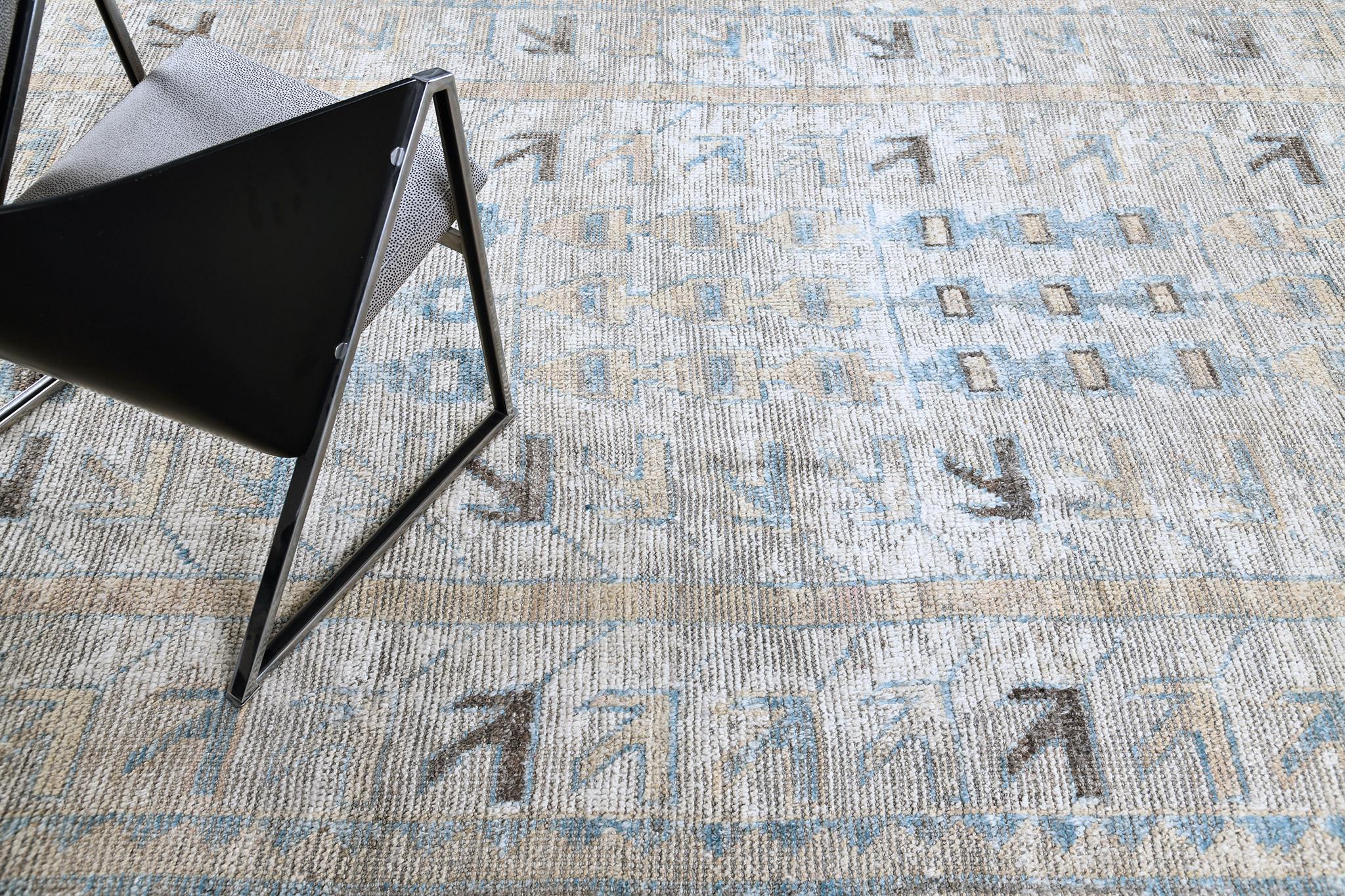 Mehraban Kazak Seasons Galeriegröße, Domicile Kollektion im Angebot 2