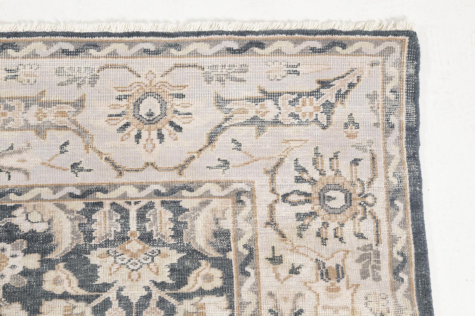 Hand-Knotted Mehraban Khosh Hall, Domicile Collection For Sale