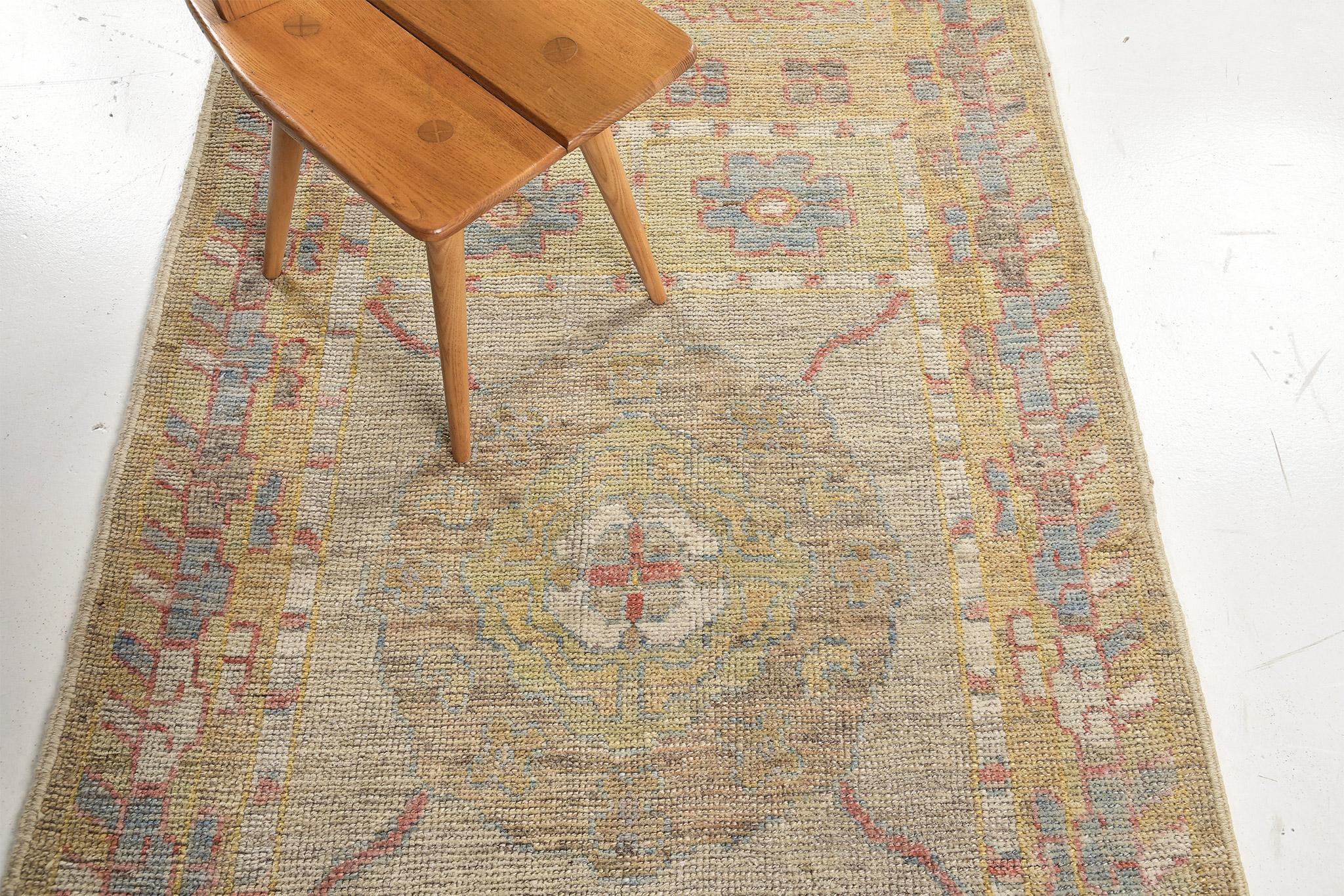 Mehraban Khotan-Läufer, Kollektion Sultanabad (Persisch) im Angebot