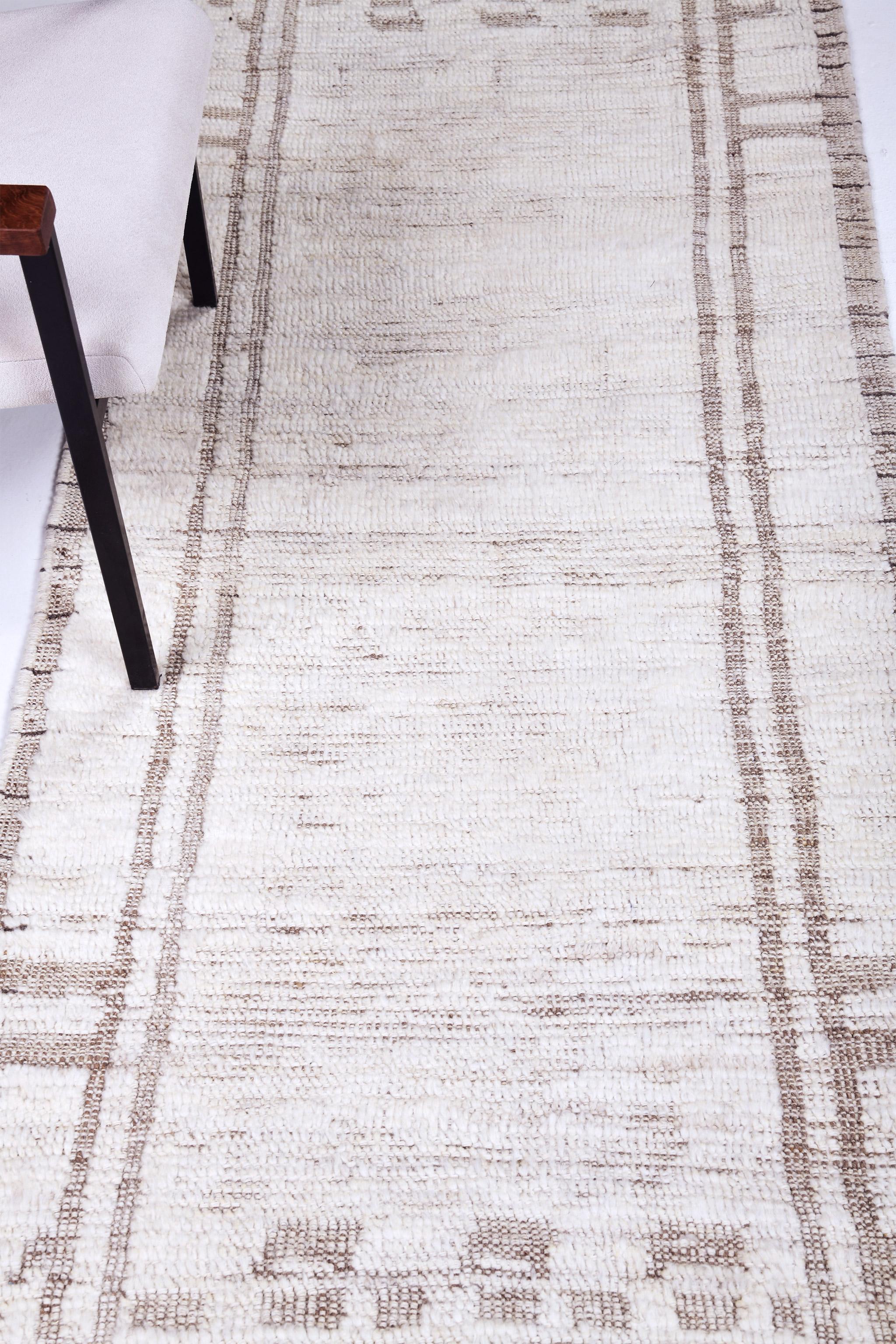 Hand-Knotted Mehraban Meddur Runner, Nomad Collection For Sale