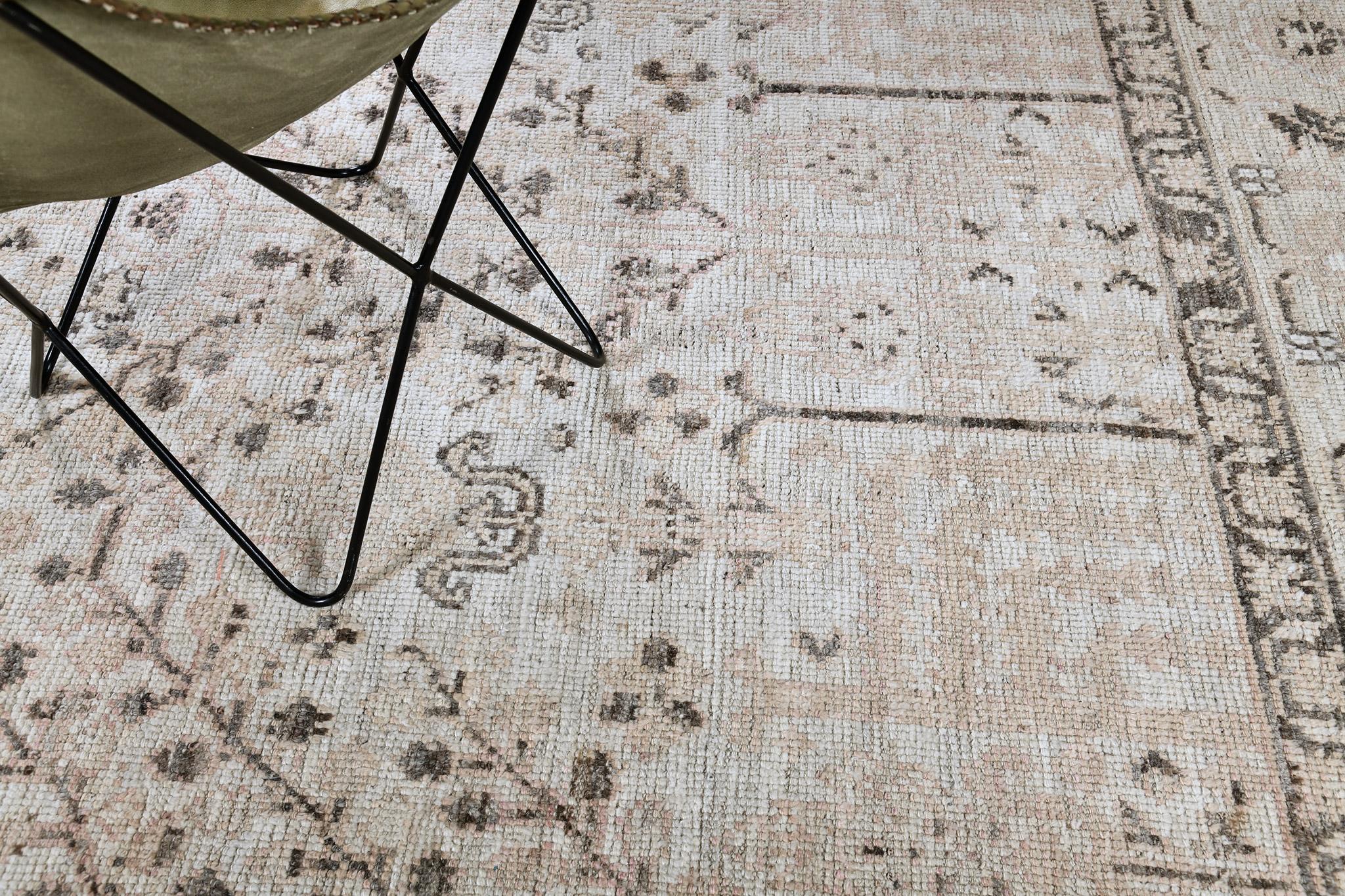 Hand-Knotted Mehraban Minoo, Domicile Collection For Sale