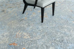 Mehraban Modern Design Bamboo Silk Embossed Rug Venus