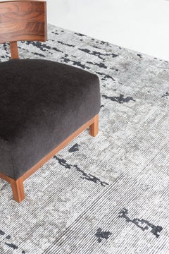 Tapis côtelé en soie de bambou Mehraban Modern Design Vita 9657