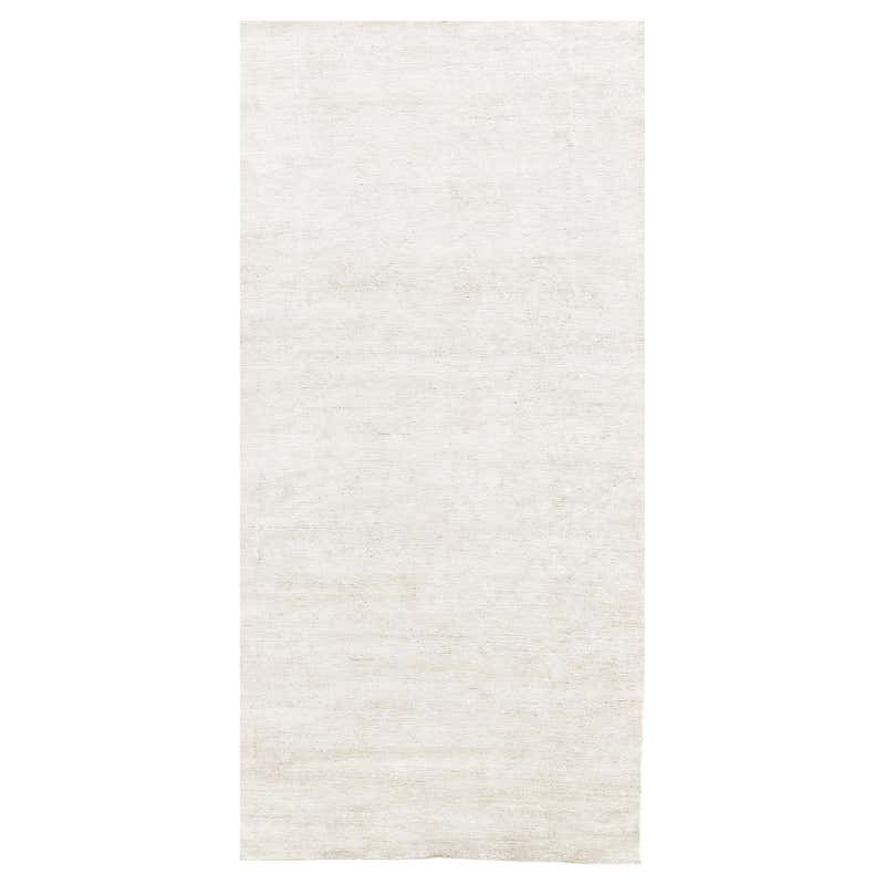 Mehraban Modern Design Bamboo Silk and Wool Ribbed Rug VITA For Sale at ...