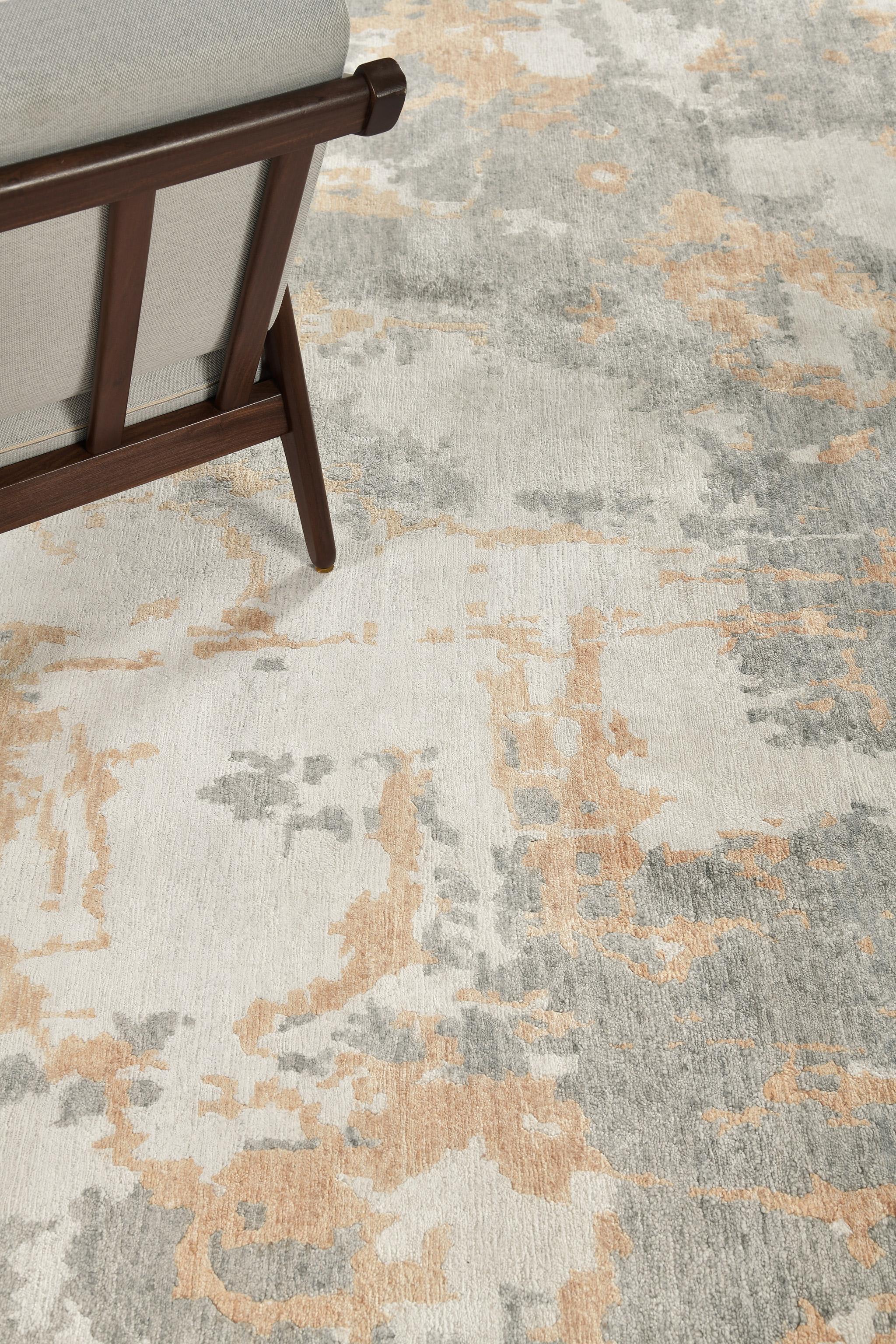 Dieses moderne Design aus unserer Collection'S Elan setzt auf ein schlichtes, aber trendiges, minimalistisches Design. Ein atemberaubendes abstraktes Muster aus Elfenbein, Grau und Khaki passt perfekt zu einer neutral getönten Wand und zu