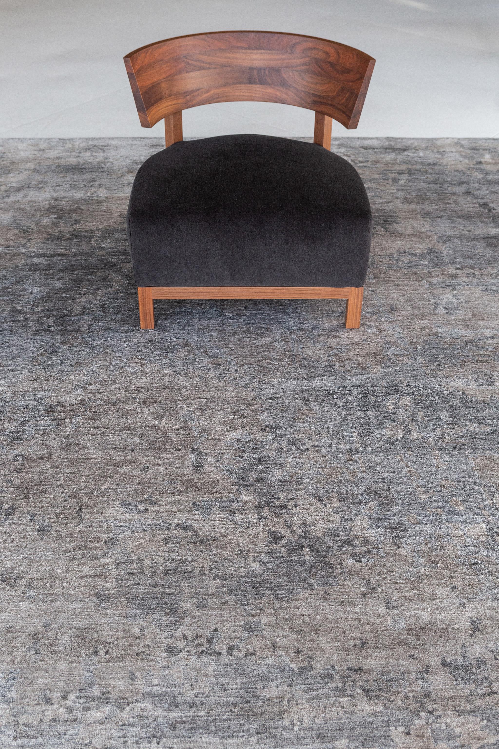 Mehraban Rugs, Tappeto in seta di bambù dal design moderno A2007 in vendita 2