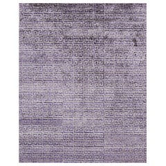 Mehraban Rugs, tappeto in seta di bambù dal design moderno, Cella