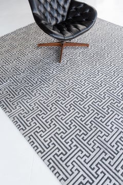 Mehraban Modern Design Bamboo Silk Rug Greeky