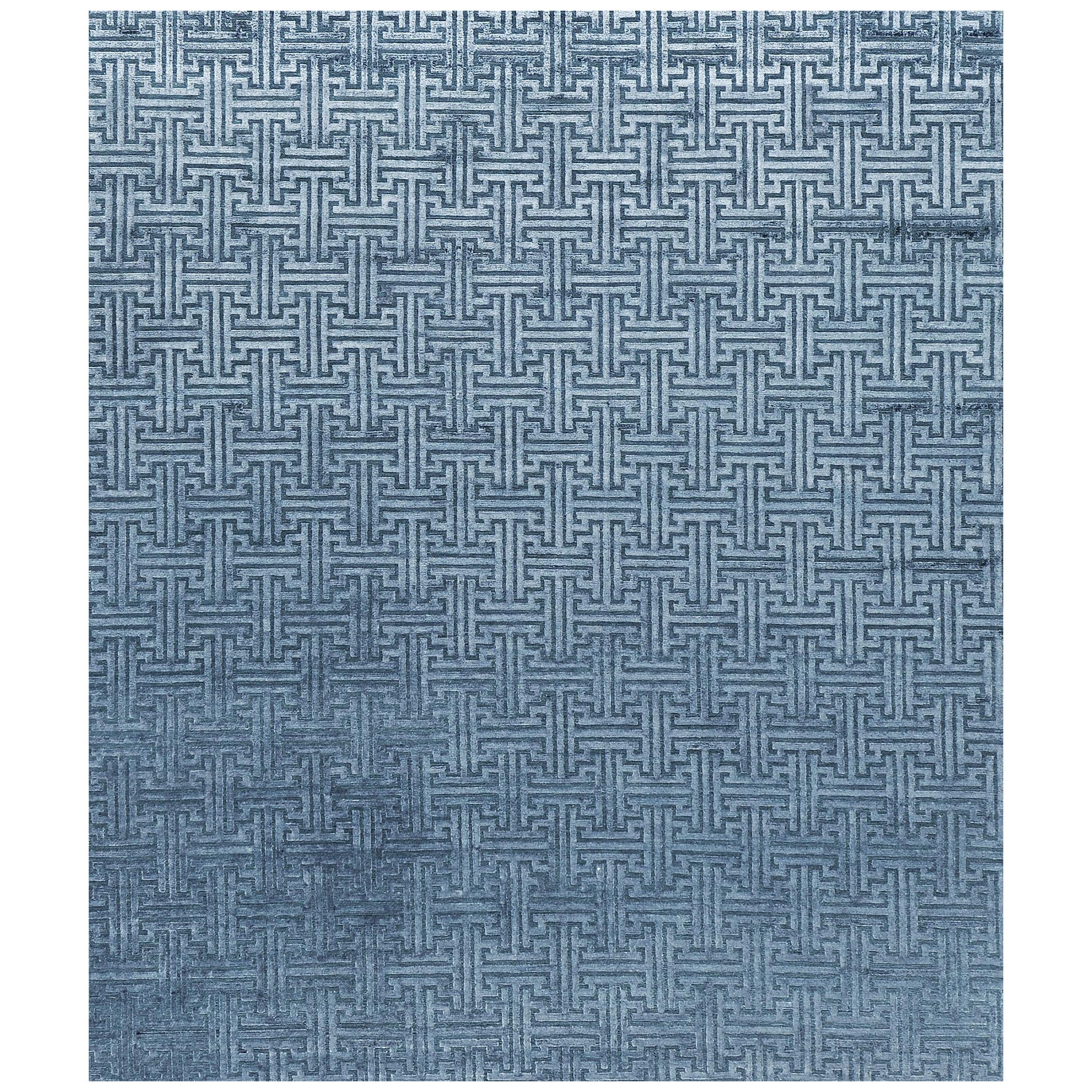 Mehraban Rugs in seta di bambù dal design moderno Greeky