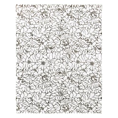 Mehraban Rugs di design moderno in seta di bambù Jardin