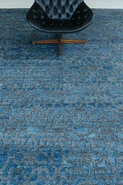 Mehraban Modern Design Bamboo Silk Rug Keola