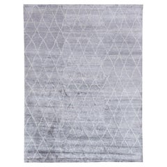 Mehraban Rugs, tappeto in seta di bambù dal design moderno, Palis