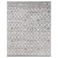 Mehraban Rugs, Tappeto in seta di bambù dal design moderno Rallegra