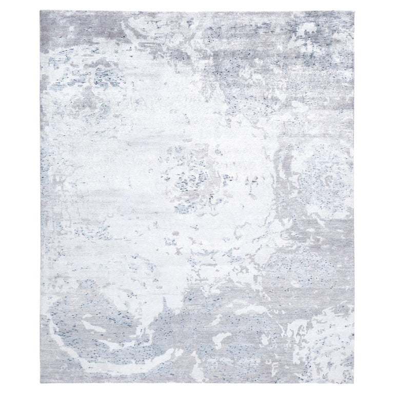 Mehraban Modern Design Bamboo Silk Rug Setoso For Sale at 1stDibs