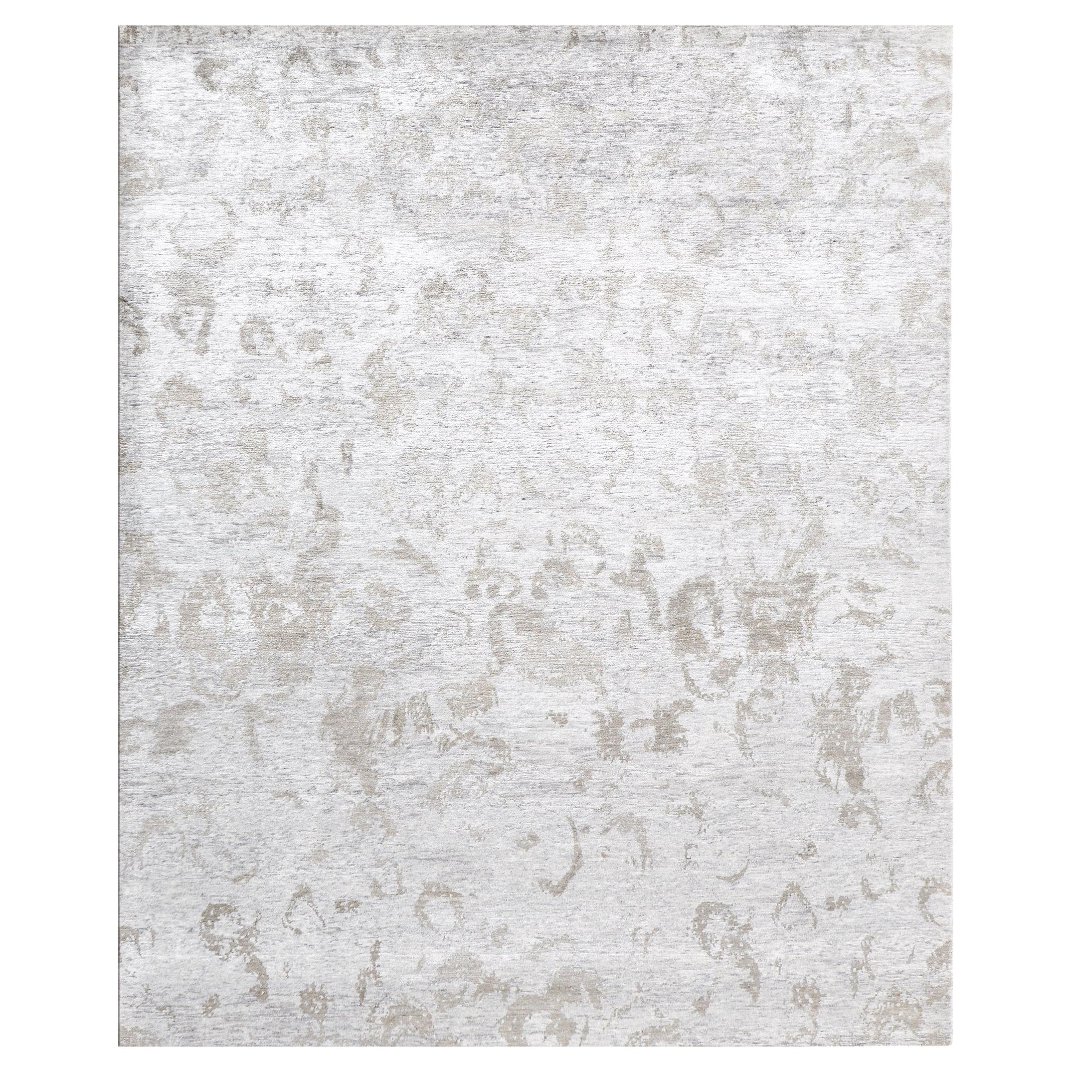 Mehraban Modern Design - Tapis en soie de bambou Vortice