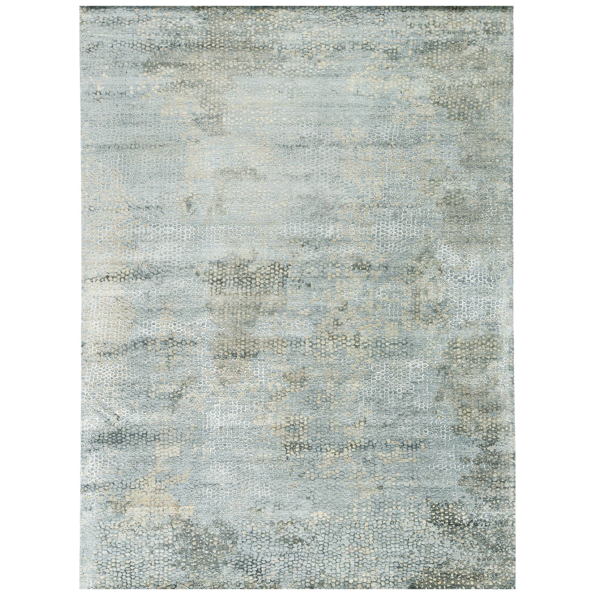 Mehraban Modern Design Mezzo Collection Tappeto in lana e seta goffrata ESK404