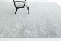 Mehraban Modern Design Mezzo Collection Wool & Silk Embossed Rug ESK408