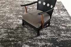 Mehraban Modern Design Mezzo Collection Wool & Silk Embossed Rug ESK409