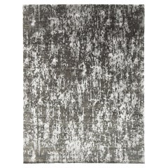 Tapis en laine et soie embossé Mehraban Modern Design Mezzo Collection ESK409