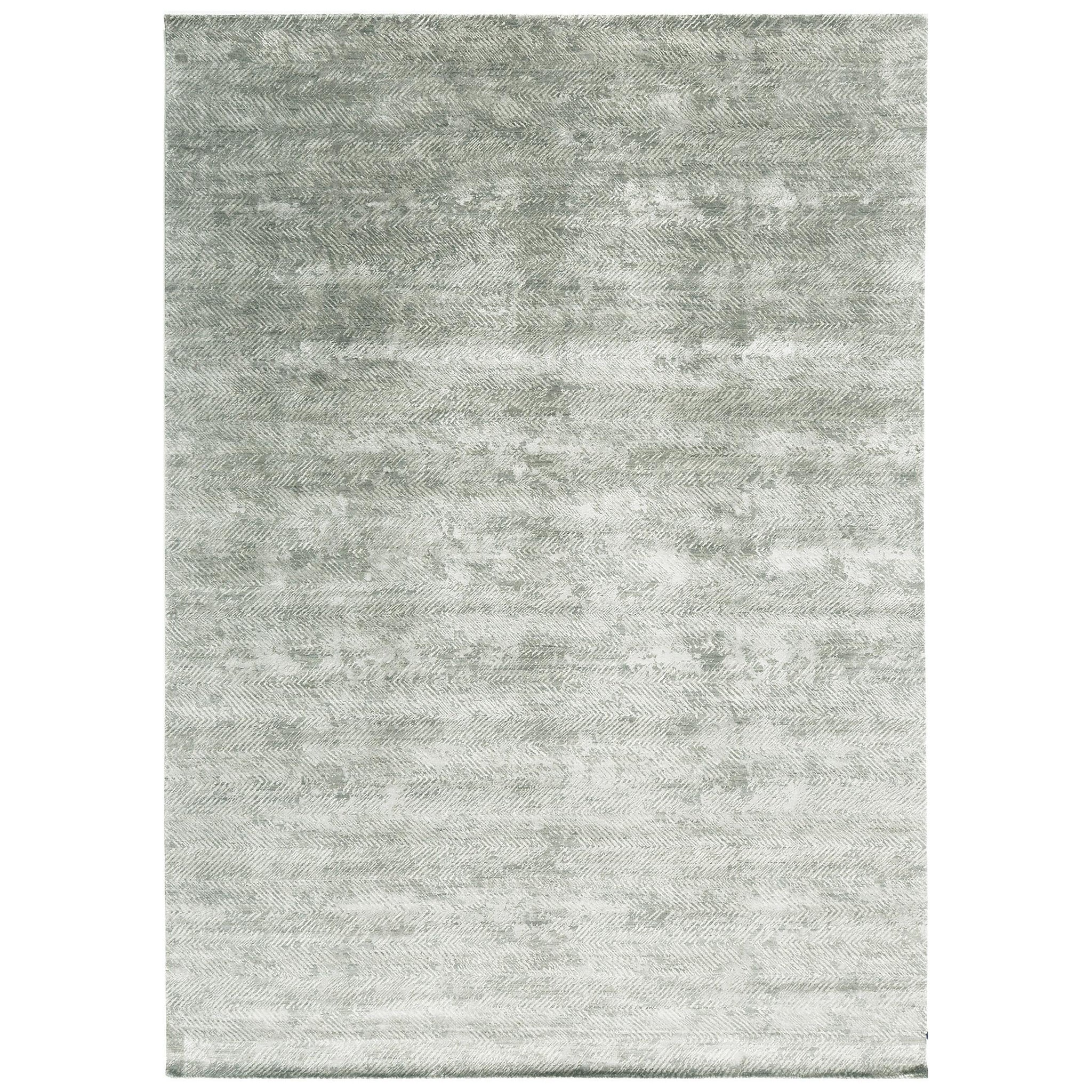 Mehraban Modern Design Mezzo Collection Tappeto in lana e seta goffrata ESK470