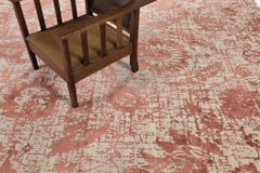 Mehraban Modern Design Mezzo Collection Wool & Silk Embossed Rug ESK624