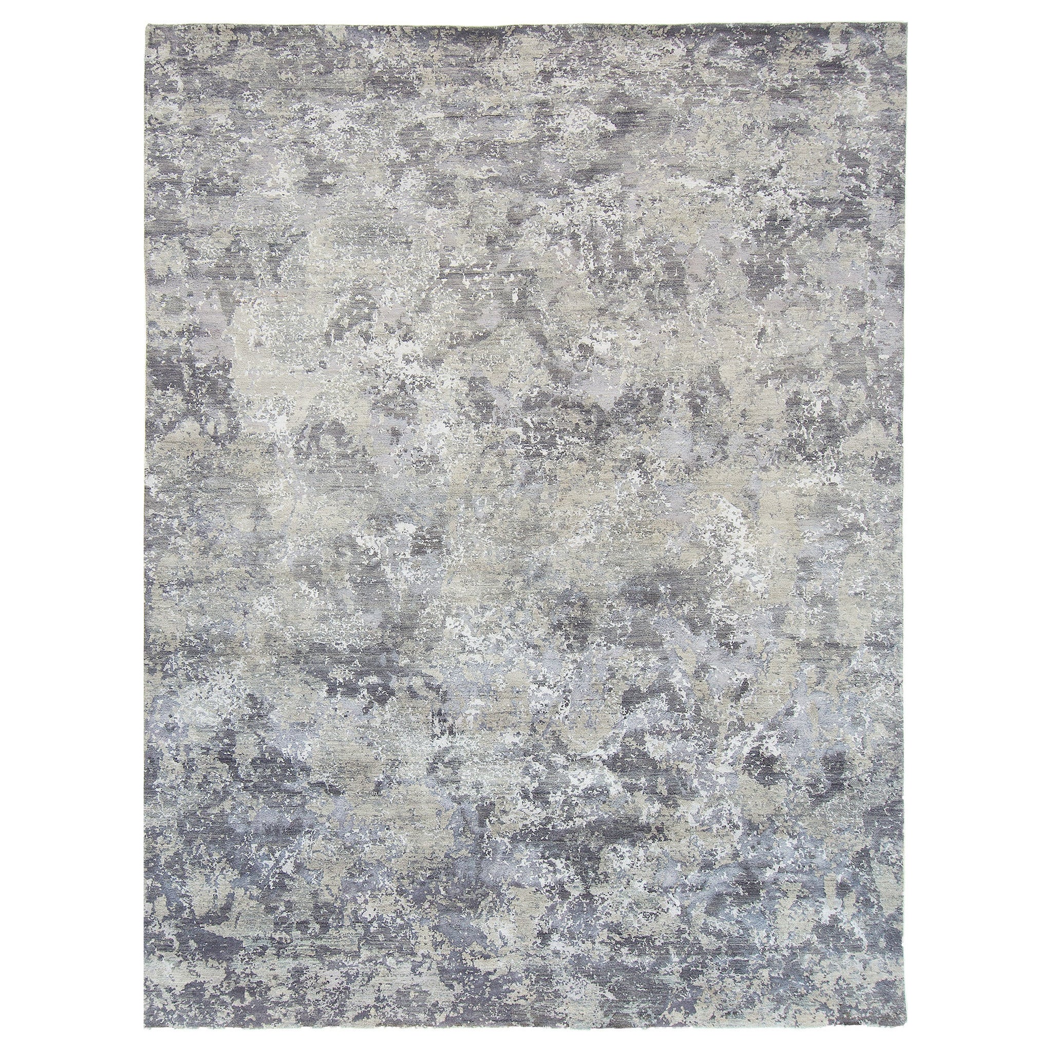 Mehraban Modern Design Rugs collezione Mezzo in lana e seta goffrata Misto