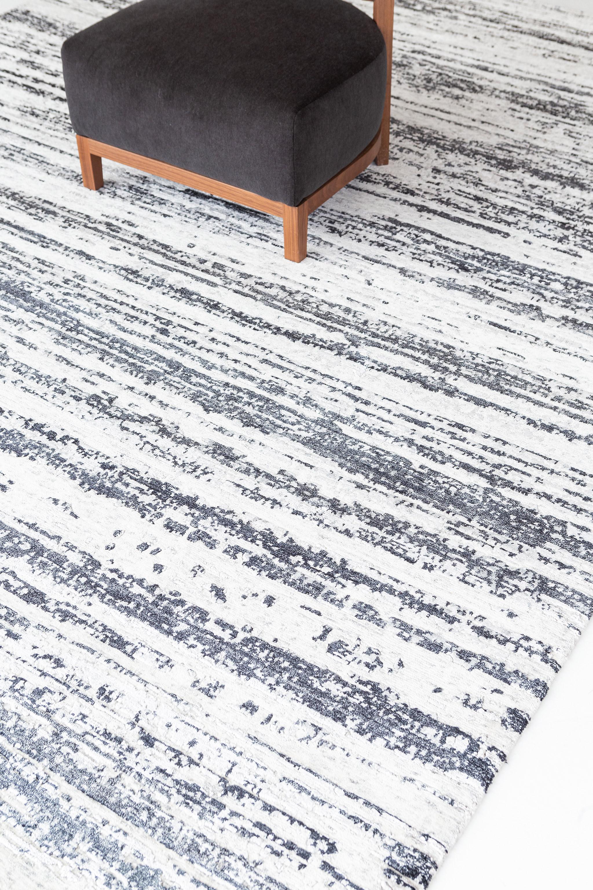 Mehraban Moderner Teppich aus Wolle und Bambus aus Seide 10095A im Zustand „Neu“ im Angebot in WEST HOLLYWOOD, CA