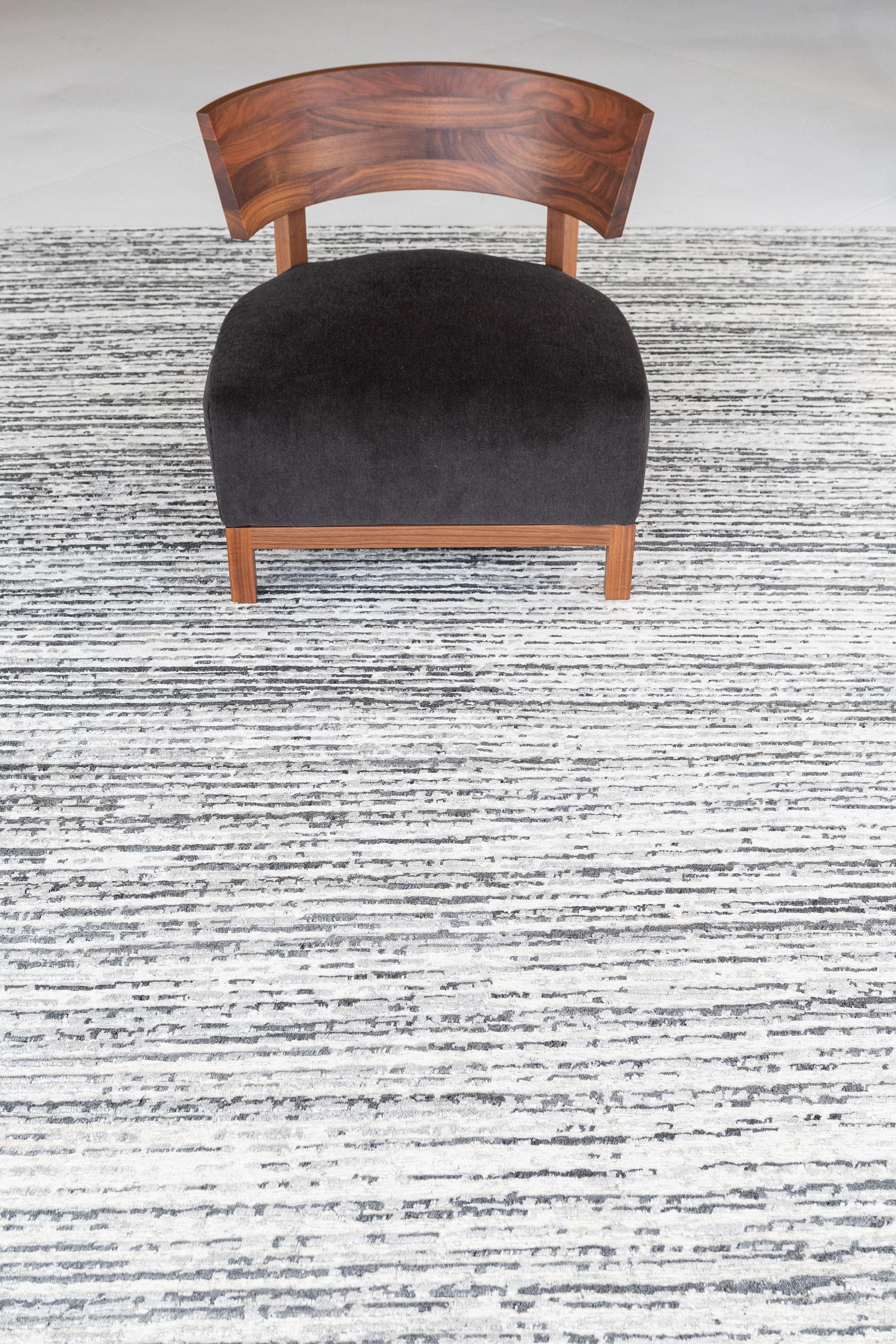 Mehraban Moderner Teppich aus Wolle und Baumwolle 10093A (21. Jahrhundert und zeitgenössisch) im Angebot