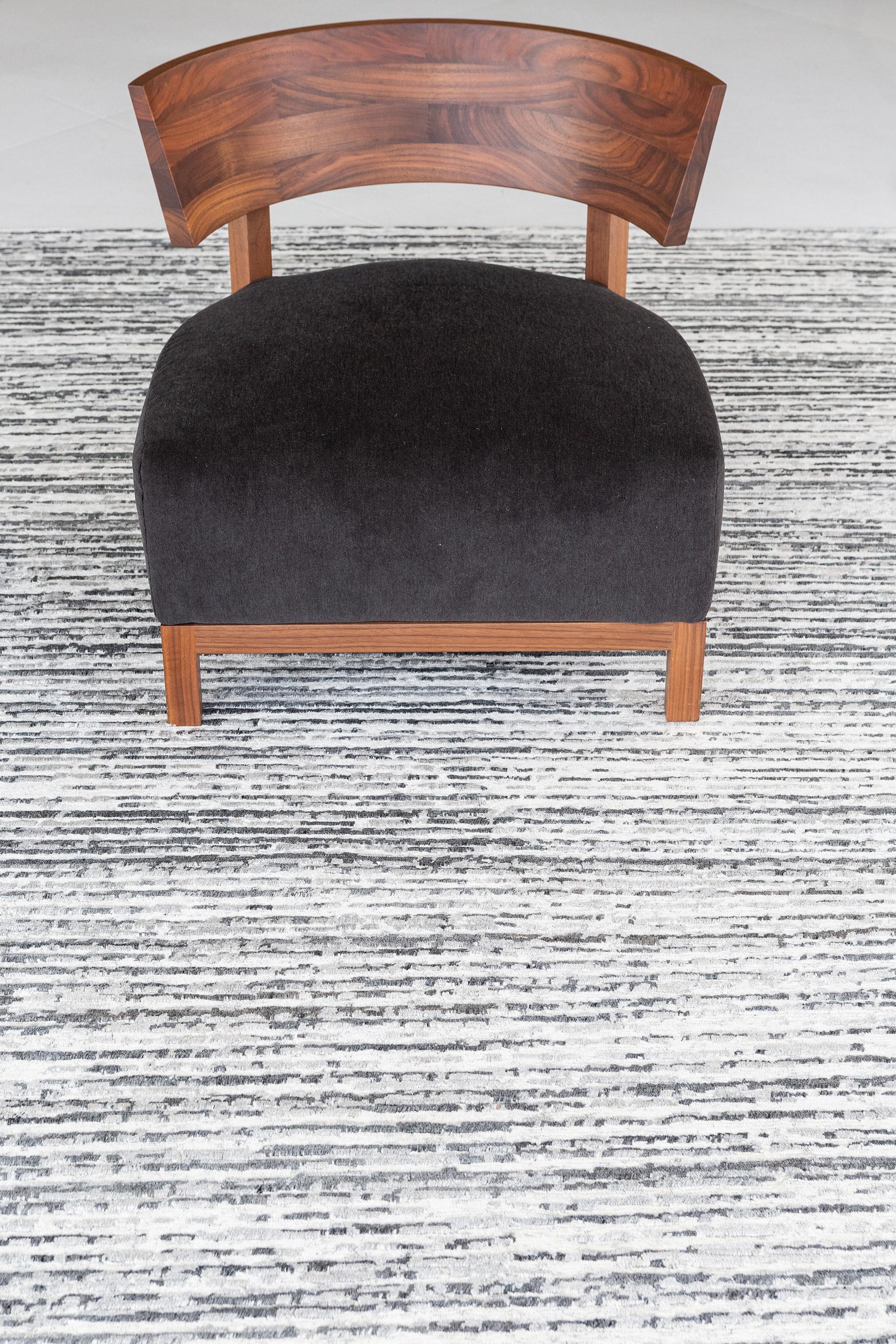 Mehraban Moderner Teppich aus Wolle und Baumwolle 10093A im Angebot 1