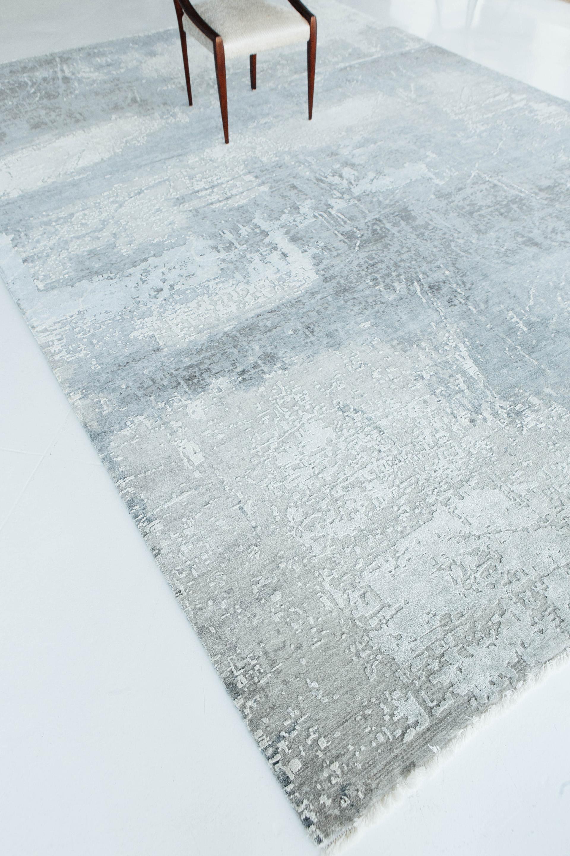 Mehraban Moderner Design Teppich aus Wolle und Seide mit Allure 8506A im Angebot 10