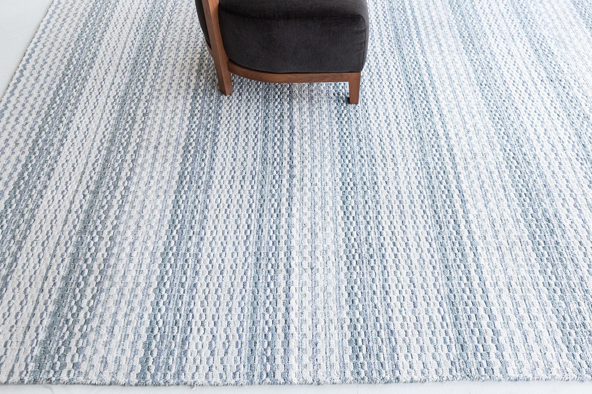 Hand-Knotted Mehraban Modern Hand Loom Rug Luca Collection For Sale