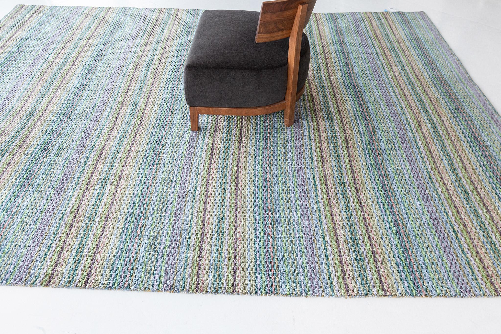 Tapis moderne tissé à la main Mehraban Collection Luca en vente 1