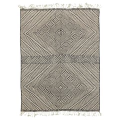 Mehraban Kilim marocchino in lana naturale