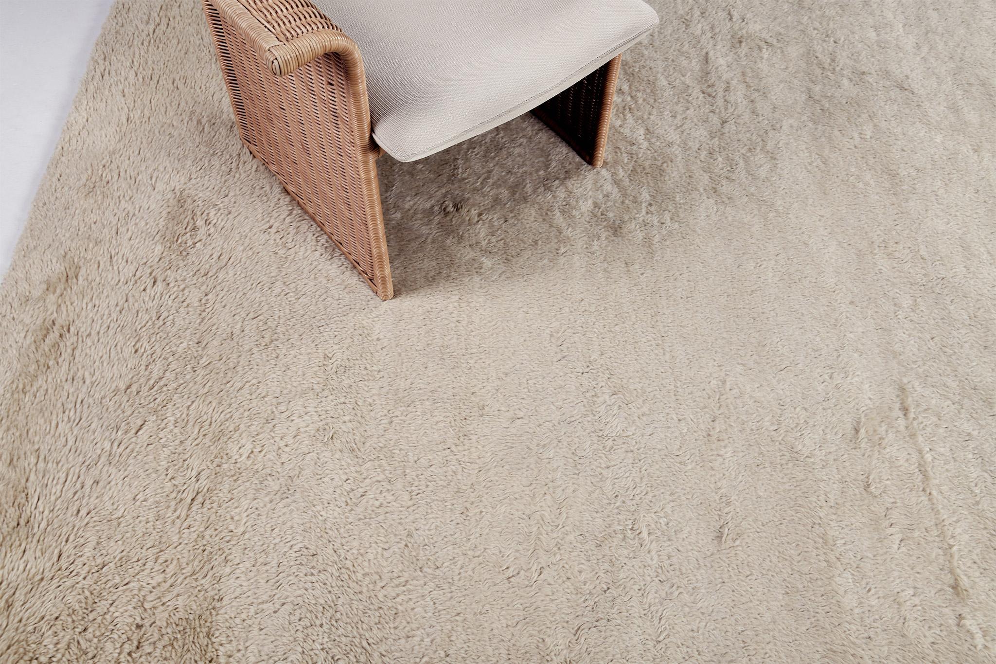 Wool Mehraban Moroccan Sand, Loam Collection For Sale