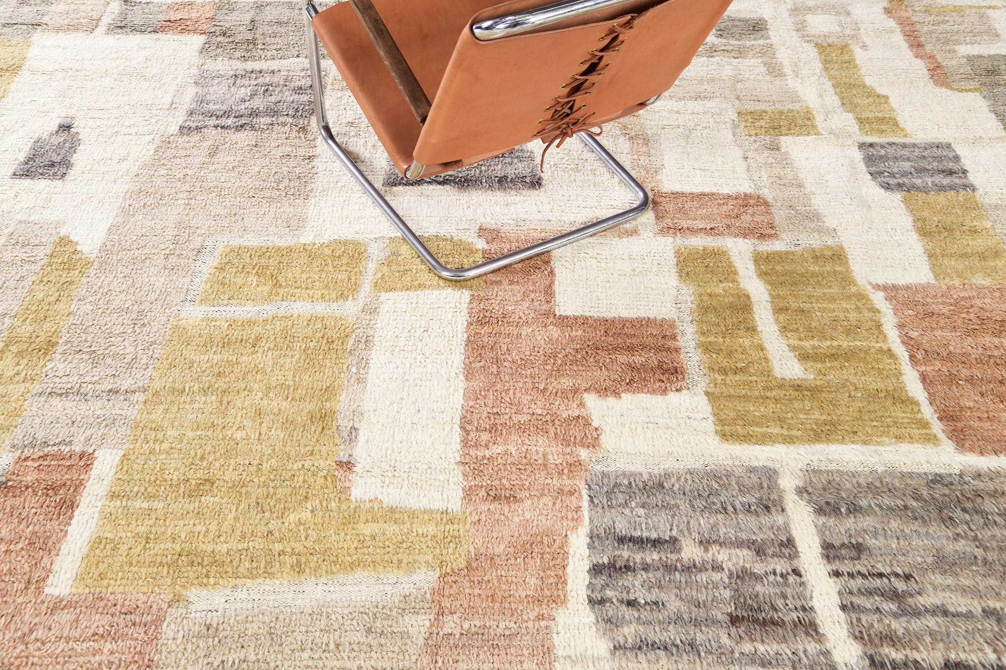 Myza è una splendida lana con una texture che ricorda le intemperie e combina elementi di design speciali per il mondo del design moderno. Il suo intreccio di toni naturali e giocosi si adatta a molti interni ed è ciò che rende la Collezione Atlas