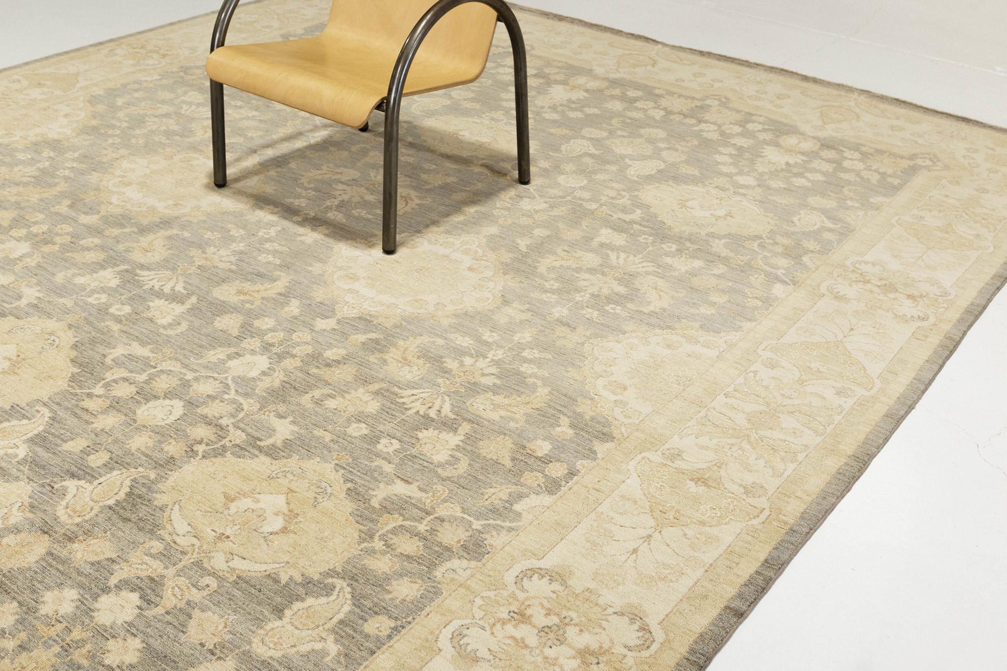 Mehraban Natural Dye Amritsar Design Rug Bliss Collection D5544 In New Condition For Sale In WEST HOLLYWOOD, CA