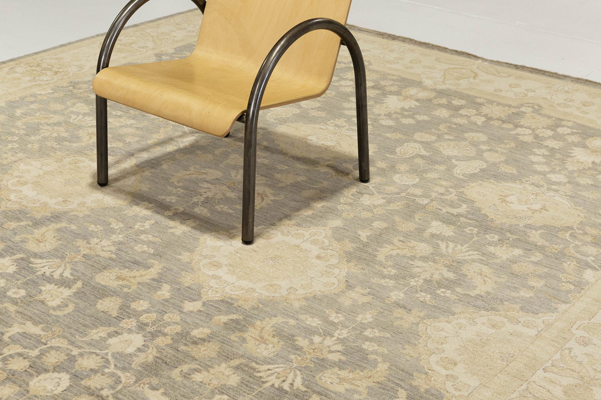 Lana Mehraban Rugs a tintura naturale Amritsar Design Collection Bliss D5544 in vendita