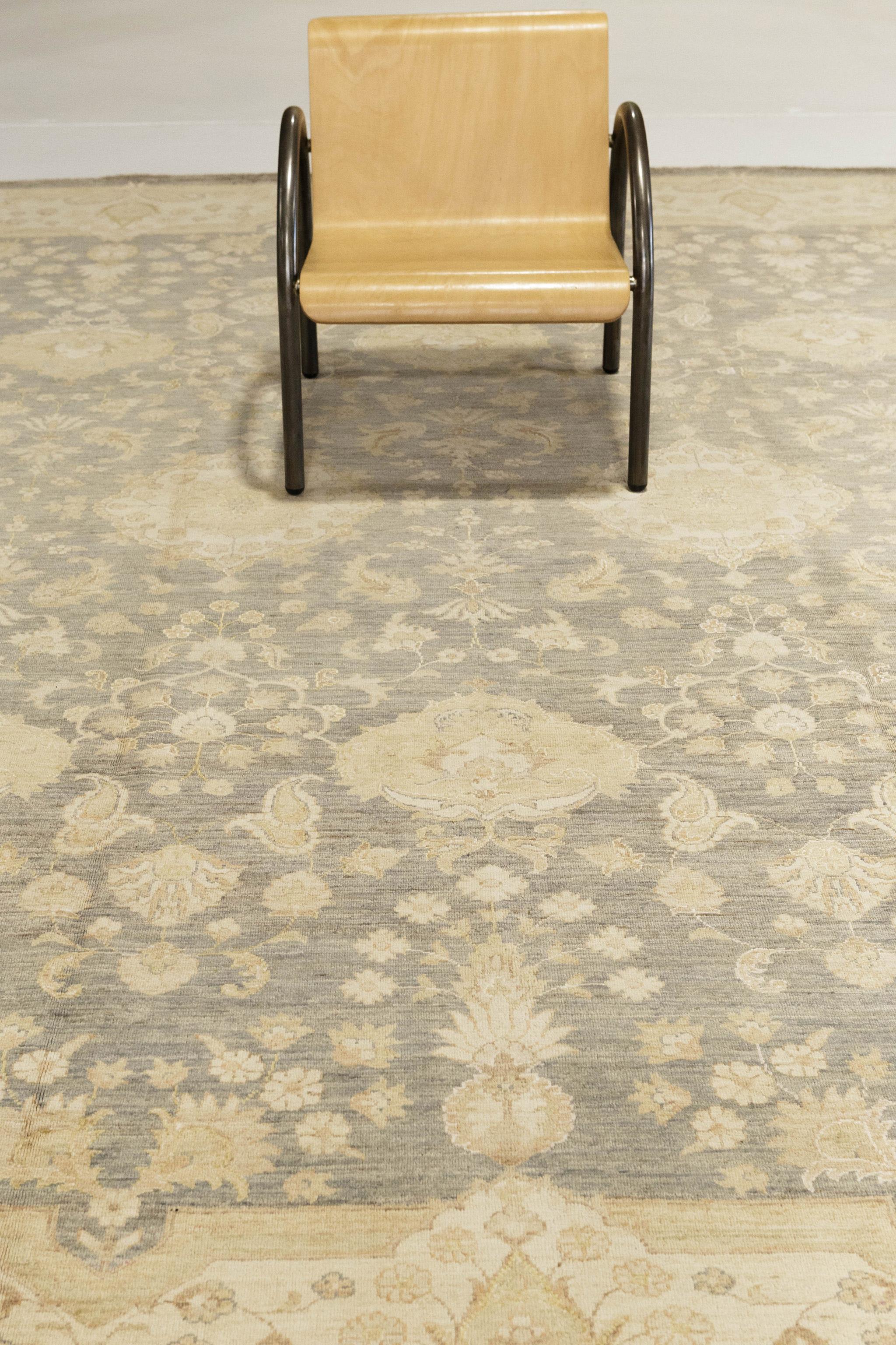 Mehraban Rugs a tintura naturale Amritsar Design Collection Bliss D5544 in vendita 2