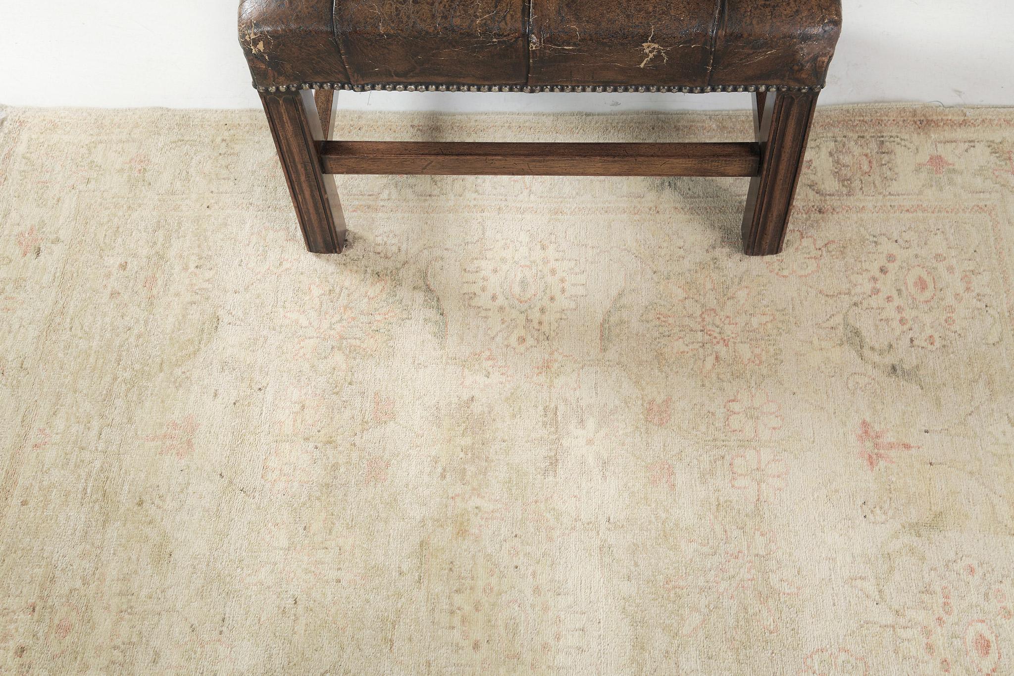 XXIe siècle et contemporain Tapis néo- sultanabad ancien Mehraban teinté naturellement en vente