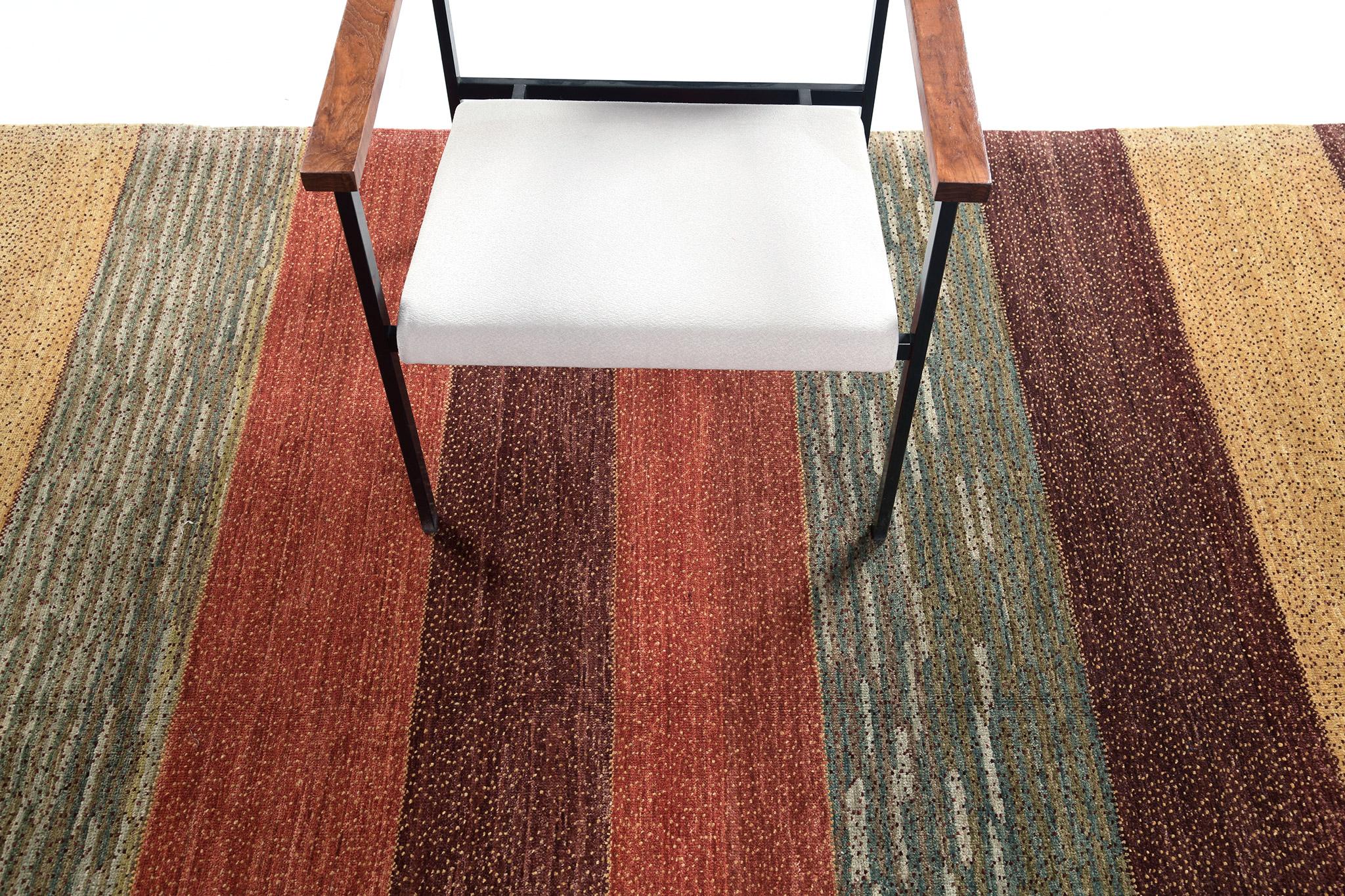 Mehraban Tinte Natural Diseño Contemporáneo Colección Mondrian D5039 Siglo XXI y contemporáneo en venta